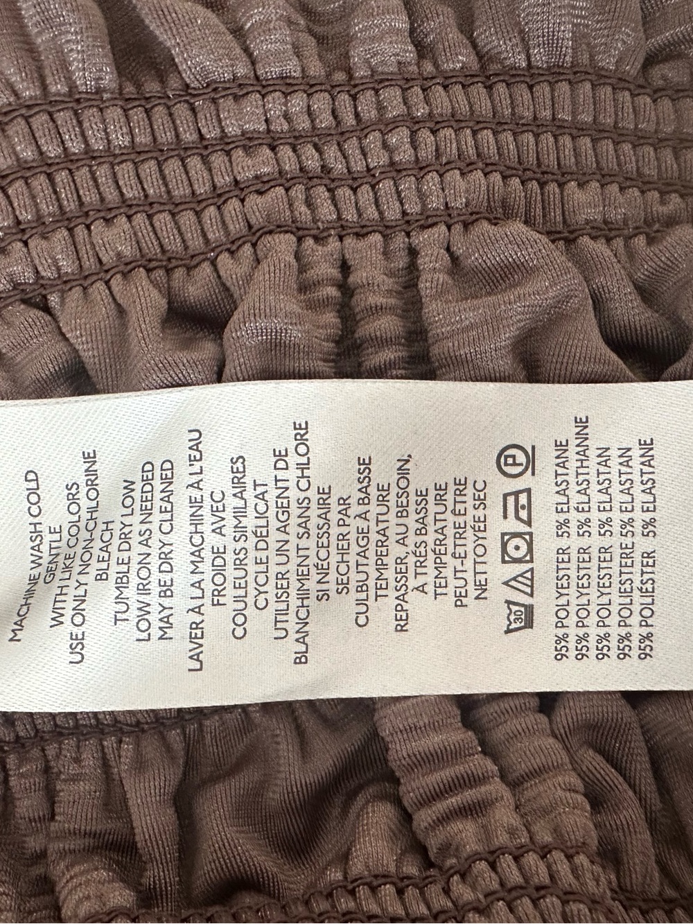 Maeve Textured Brown Velvet Button-Front Shirt - Picture 5 of 10
